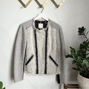 Rebecca Taylor Combo Tweed Jacket